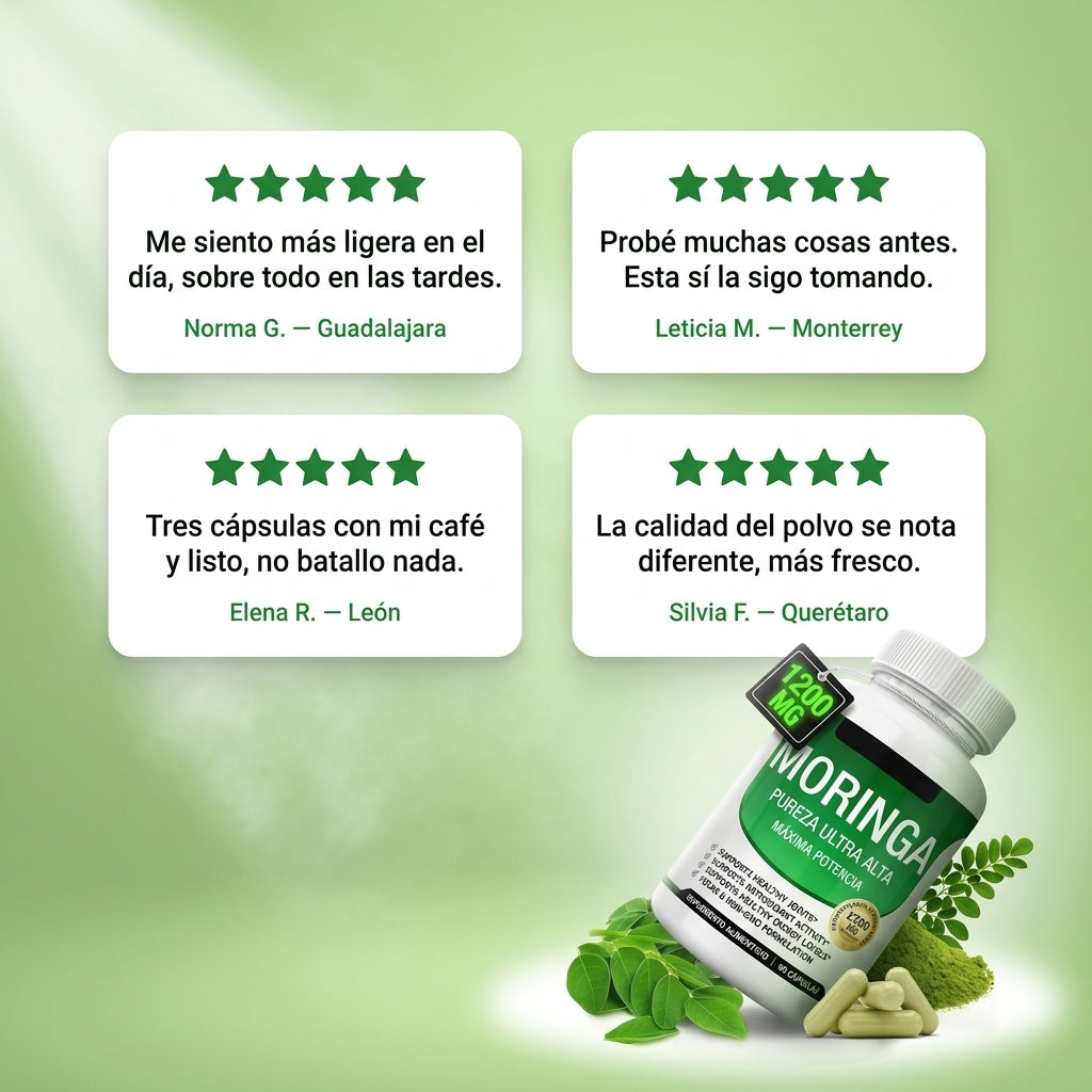 Moringa Templex™ - Elimina Hinchazón En 1 Semana